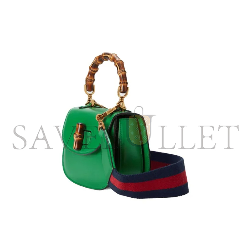 GUCCI BAMBOO 1947 MINI BAG 686864 10ODT 3384 (17*12*7.5cm）